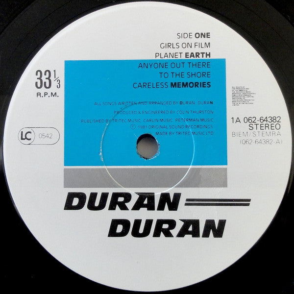 Duran Duran : Duran Duran (LP, Album)