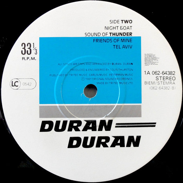 Duran Duran : Duran Duran (LP, Album)