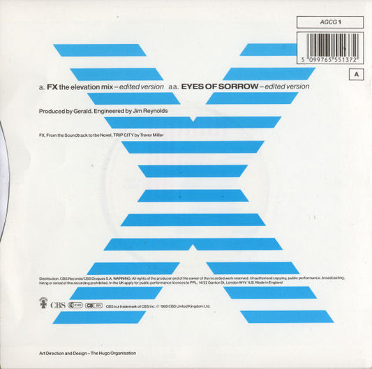 A Guy Called Gerald : FX / Eyes Of Sorrow (7", Single)