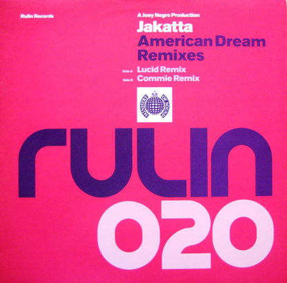 Jakatta : American Dream (Remixes) (12")