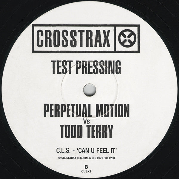 C.L.S.* : Can U Feel It (12", TP)