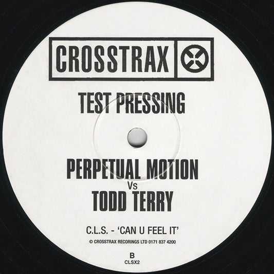 C.L.S.* : Can U Feel It (12", TP)