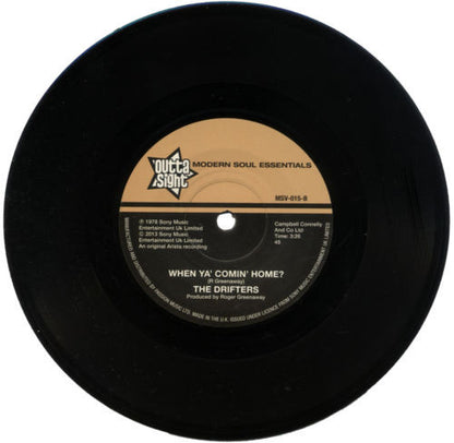 The Drifters : Pour Your Little Heart Out / When Ya Comin' Home (7", Single)