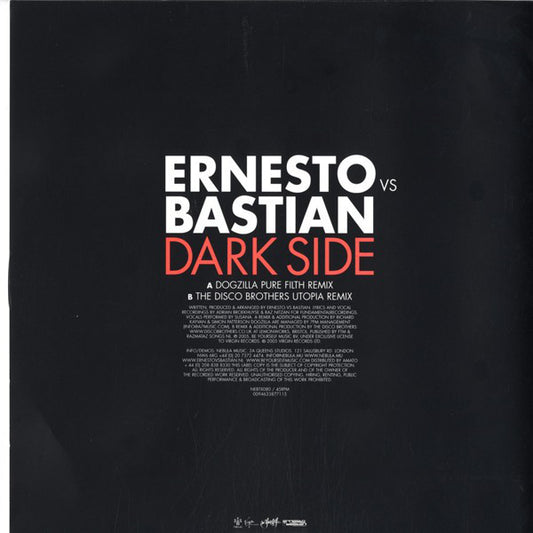 Ernesto Vs Bastian* : Dark Side Of The Moon (12")