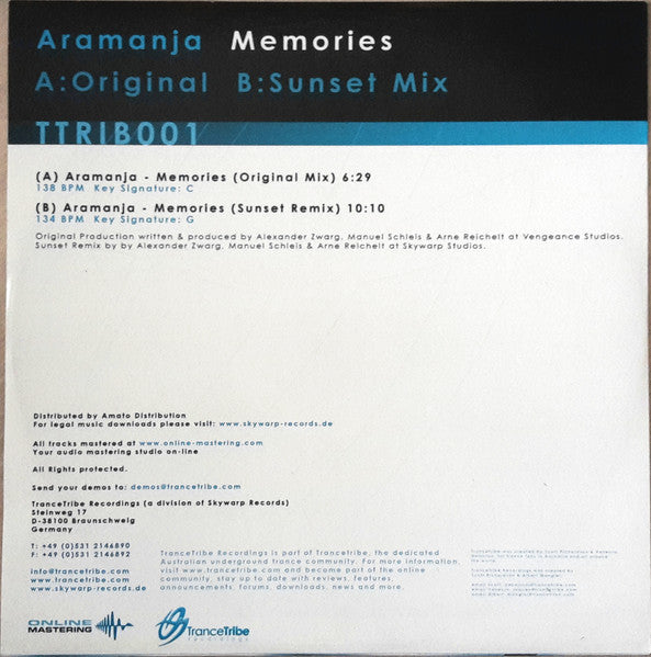 Aramanja : Memories (12")
