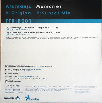 Aramanja : Memories (12")