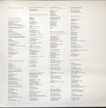 Sade : Promise (LP, Album, Whi)