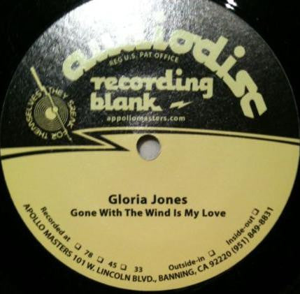 Gloria Jones : Gone With The Wind Is My Love (7", S/Sided)