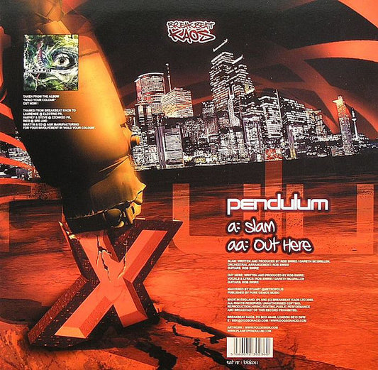 Pendulum (3) : Slam / Out Here (12", Single)