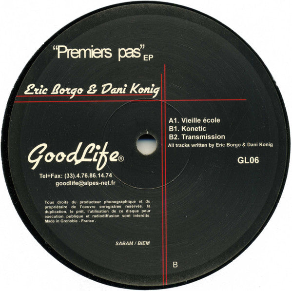 Eric Borgo & Dani Konig* : Premiers Pas EP (12", EP)
