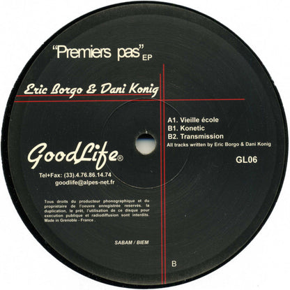 Eric Borgo & Dani Konig* : Premiers Pas EP (12", EP)