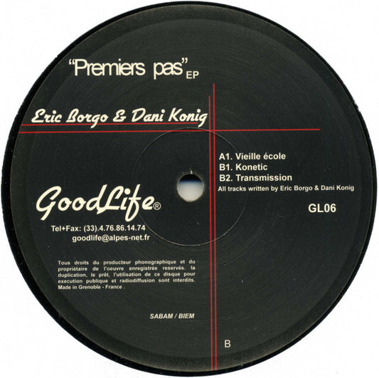 Eric Borgo & Dani Konig* : Premiers Pas EP (12", EP)