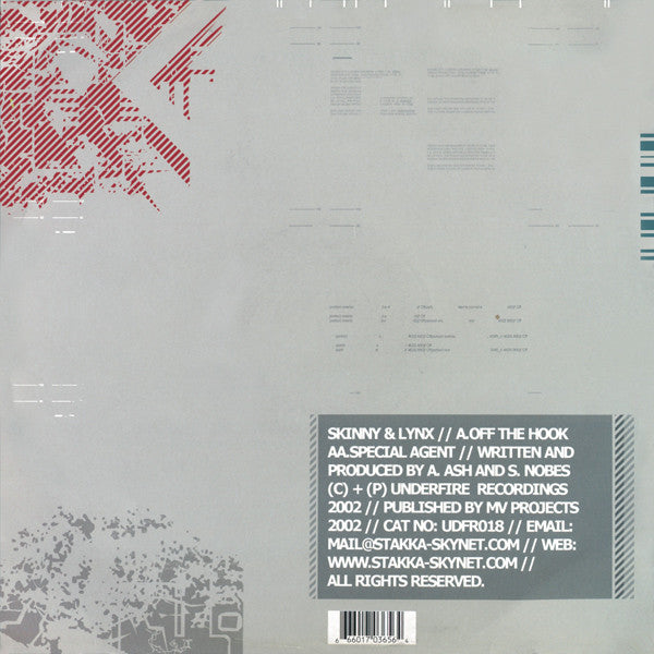 Skinny & Lynx : Off The Hook / Special Agent (12")