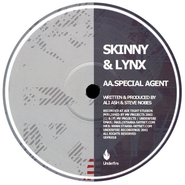 Skinny & Lynx : Off The Hook / Special Agent (12")