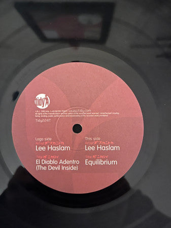 Lee Haslam : El Diablo Adentro (The Devil Inside) / Equilibrium (12")