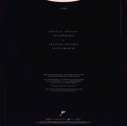 George Michael : Careless Whisper (12", Single)
