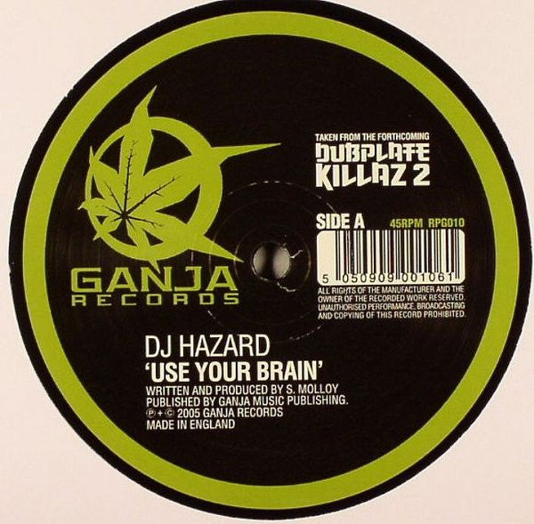 DJ Hazard : Use Your Brain / Selector (12")