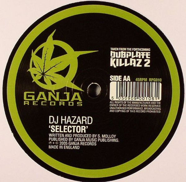 DJ Hazard : Use Your Brain / Selector (12")