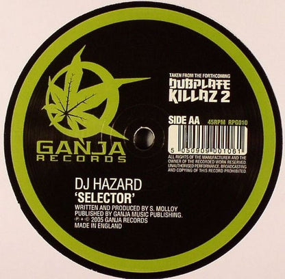 DJ Hazard : Use Your Brain / Selector (12")