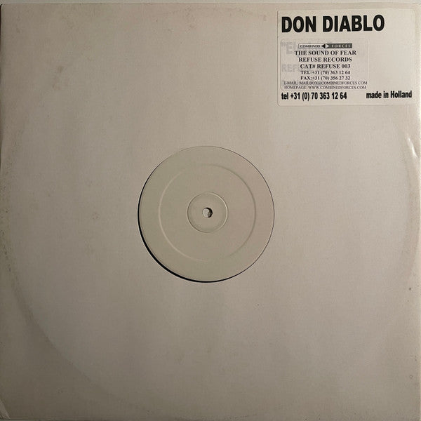 Don Diablo : The Sound Of Fear (12", W/Lbl)