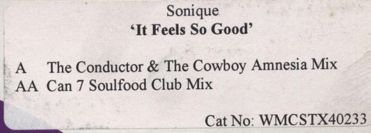 Sonique : It Feels So Good (12", Promo, W/Lbl)