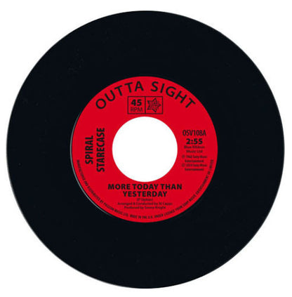 Spiral Starecase : More Today Than Yesterday / Baby What I Mean (7", Single, Mono, RM)