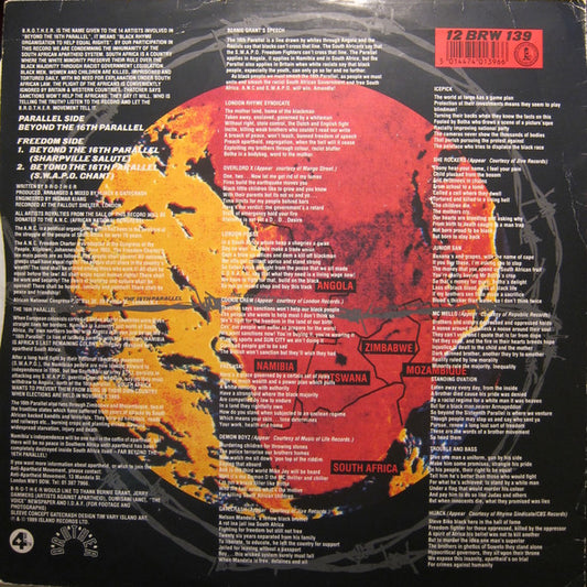 B.R.O.T.H.E.R. : Beyond The 16th Parallel (12")