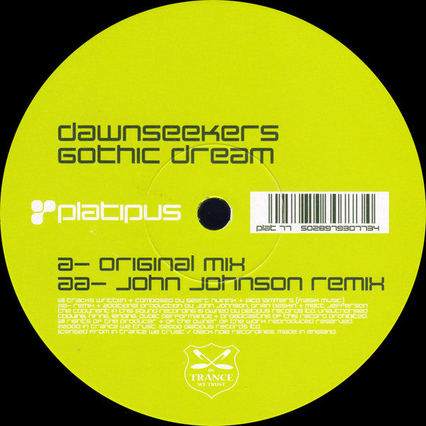 Dawnseekers : Gothic Dream (12")