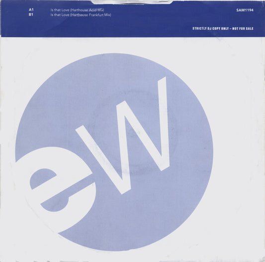 Men United : Is That Love (The Harthouse Mixes) (12", Promo)