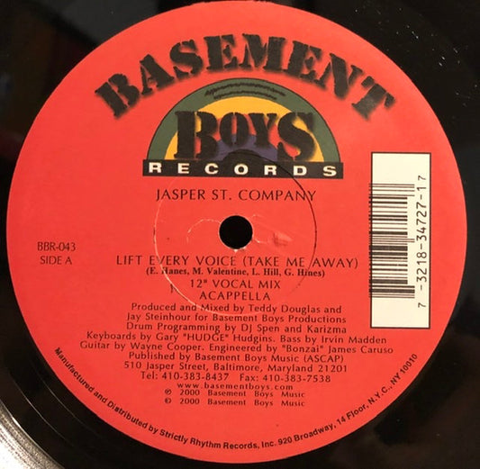 Jasper St. Company* : Lift Every Voice (Take Me Away) (12")