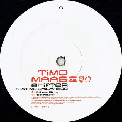 Timo Maas Feat. MC Chickaboo : Shifter (12")