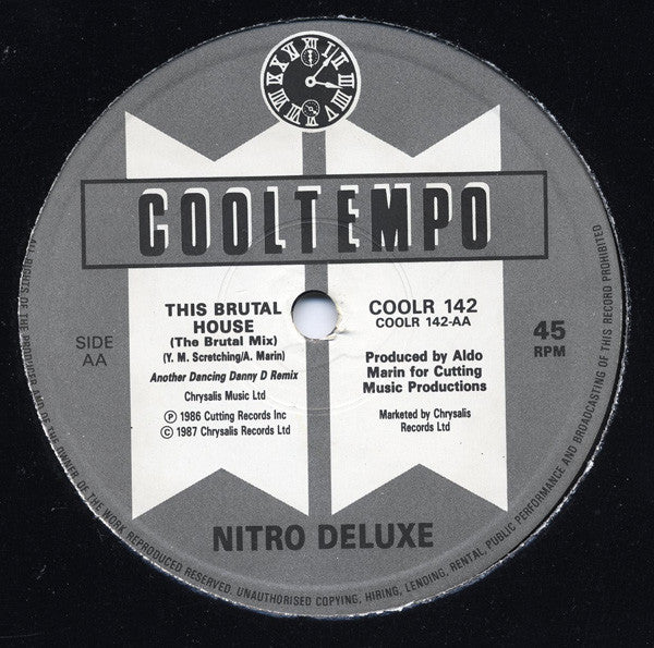 Nitro Deluxe : This Brutal House (Remix) (12", RE)