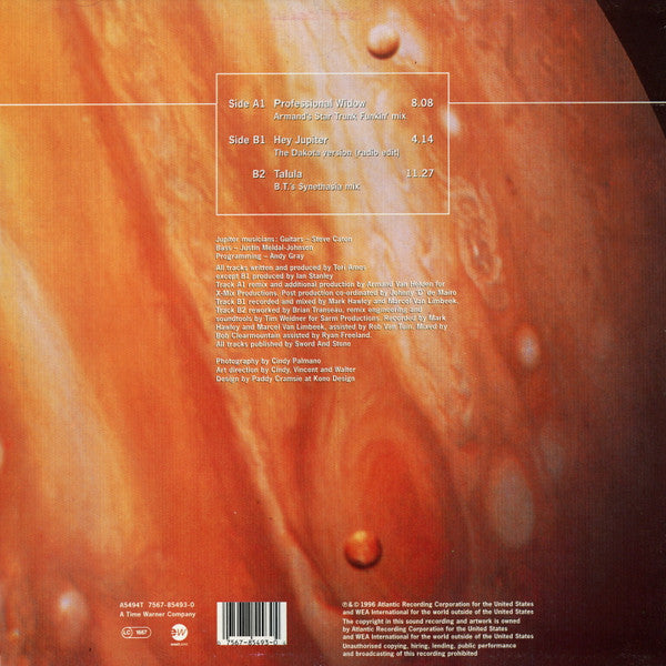 Tori Amos : Professional Widow / Hey Jupiter (12", Single)