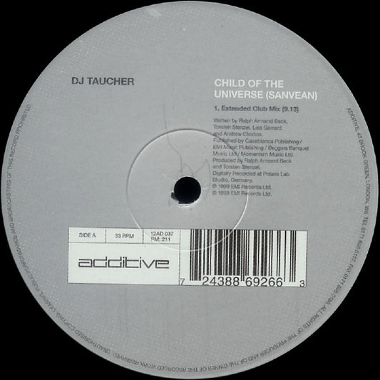 Taucher : Child Of The Universe (Sanvean) / Bizarre (12", Single)
