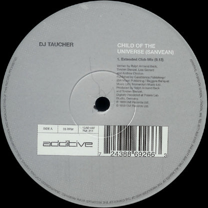 Taucher : Child Of The Universe (Sanvean) / Bizarre (12", Single)