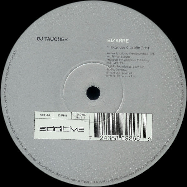 Taucher : Child Of The Universe (Sanvean) / Bizarre (12", Single)
