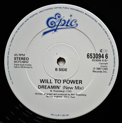 Will To Power : Freebaby - Baby, I Love Your Way / Free Bird (12")