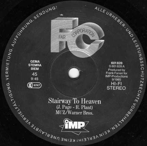 Far Corporation : Stairway To Heaven (12")