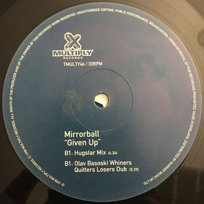Mirrorball : Given Up (12")