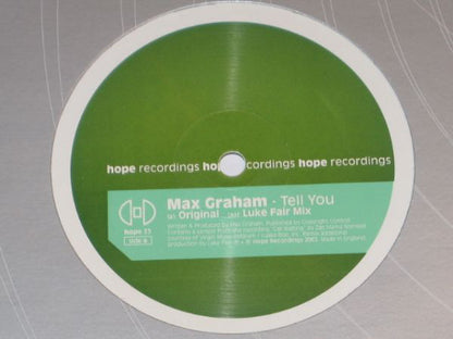 Max Graham : Tell You (12")