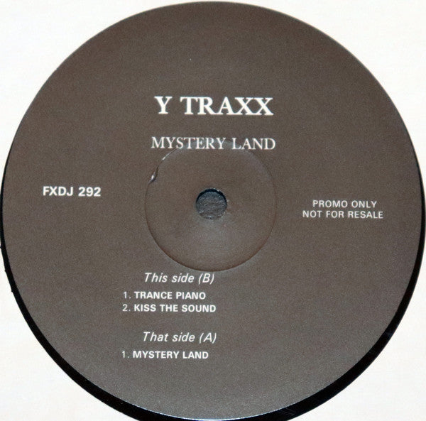 Y Traxx : Mystery Land (12", Promo)