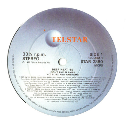 Various : Deep Heat '89 - Fight The Flame (2xLP, Comp, Dam)