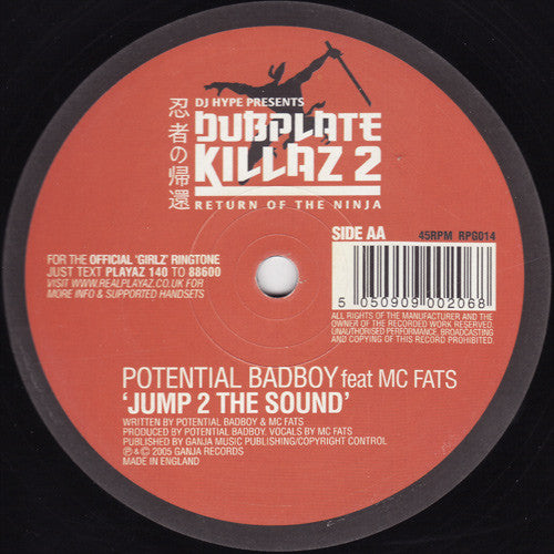 Potential Bad Boy Feat. MC Fats : Girlz / Jump 2 The Sound (12")