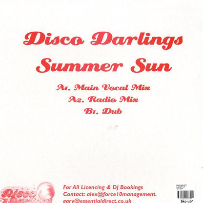 Disco Darlings : Summer Sun (12", W/Lbl)