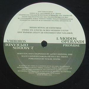 Modus Operandi : Sandman / Promise / Suburbia (12")