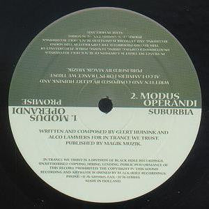 Modus Operandi : Sandman / Promise / Suburbia (12")