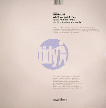 Signum : What Ya Got 4 Me? (12", Single, One)