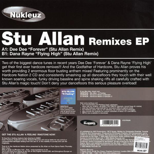Dee Dee / Dana Rayne : Stu Allan Remixes EP (12", EP)