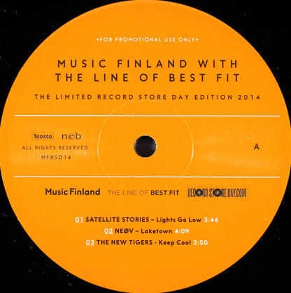 Various : Music Finland With The Line Of Best Fit - The Limited Record Store Day Edition 2014 (10", RSD, Ltd, Promo, Smplr)