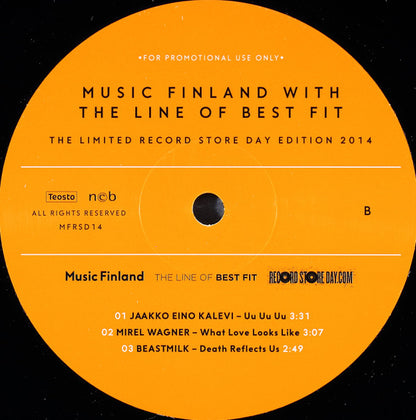 Various : Music Finland With The Line Of Best Fit - The Limited Record Store Day Edition 2014 (10", RSD, Ltd, Promo, Smplr)